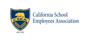 California School Employees Association logo with shield emblem and organizational name text.